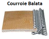 courroie-plate-balata-coton-caoutchouc