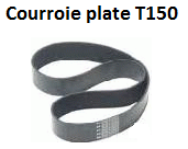 courroie-plate-optibelt-hf150-t150